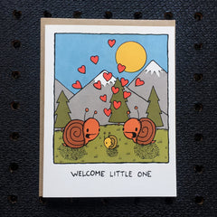 welcome little one - new baby card