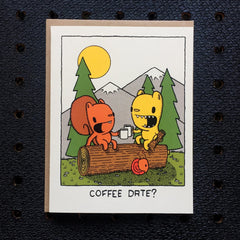 coffee date greeting card