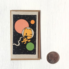 astronaut mini card