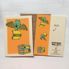 bat bookmark card