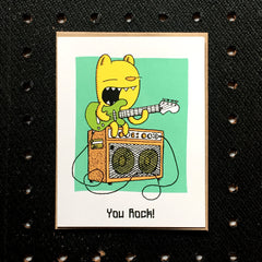 you rock card