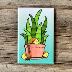 Hedgehog Plant Magnet