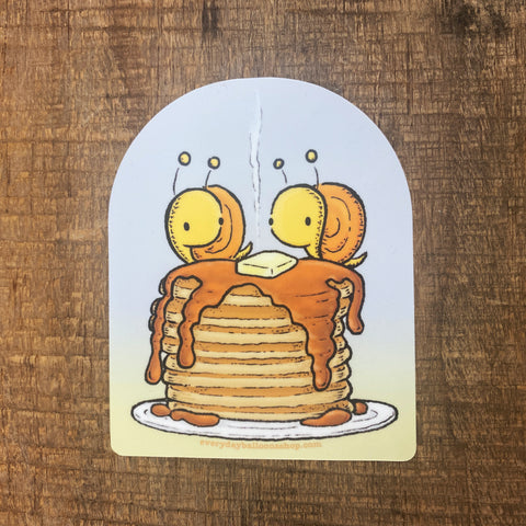 Pancake Date Sticker