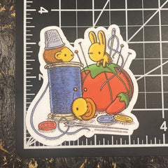 Sewing Supplies Sticker