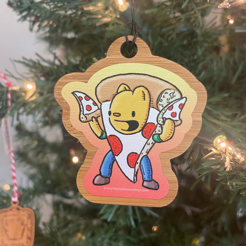 pizza suit ornament