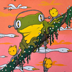 migration season screen print (16x20)