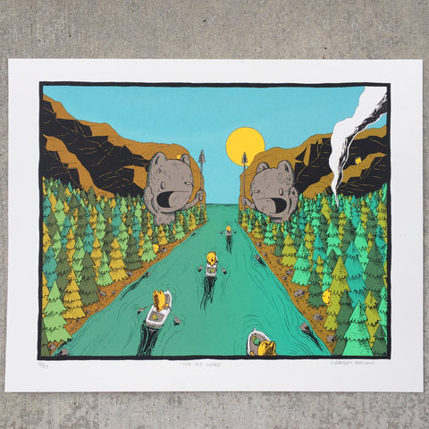 the old guard screen print (16x20)