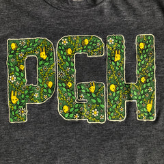 pgh leafy letters ladies t-shirt