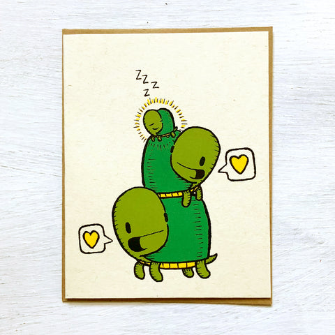 turtles new baby card