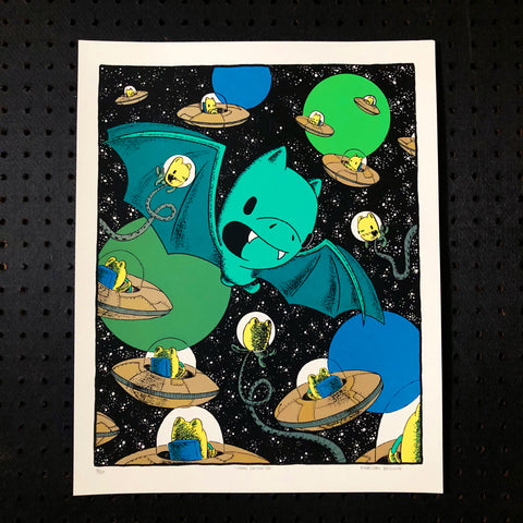 cosmic encounter screen print (16x20)(2nd edition)