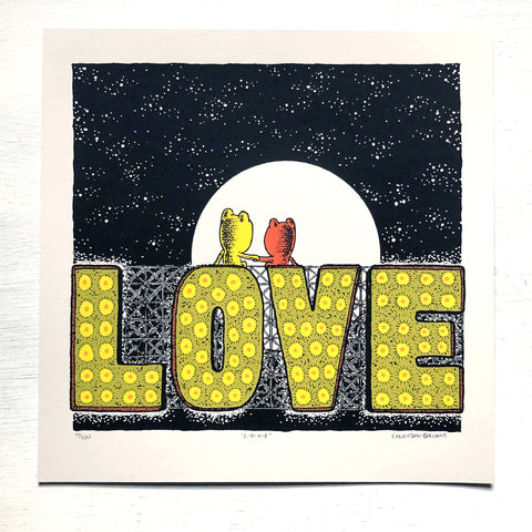 l-o-v-e print (12x12)