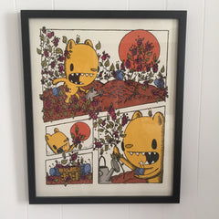 garden party screen print (16x20)