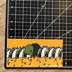 Taco Turtle Bumper Sticker
