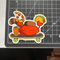 Party Crab Sticker