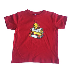 snail with books kids t-shirt