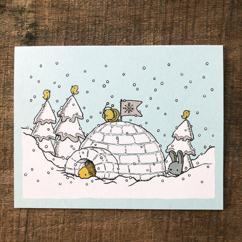 igloo holiday card