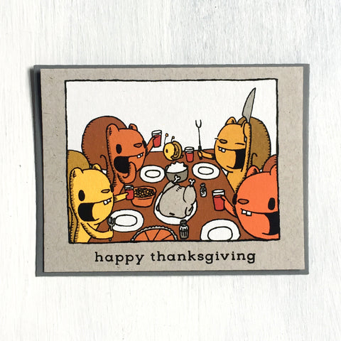 happy thanksgiving card