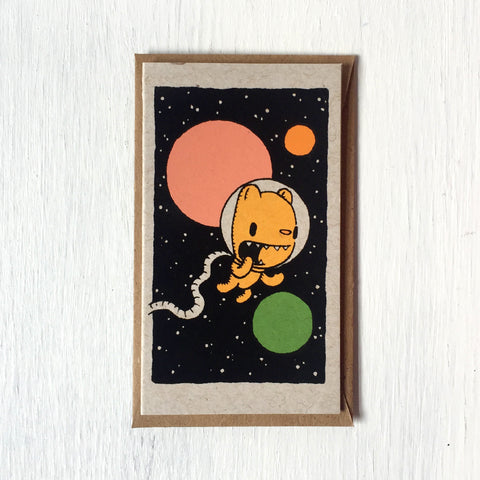 astronaut mini card