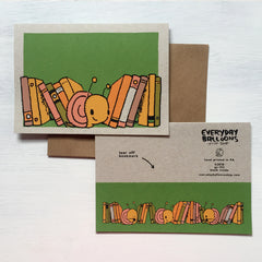 snail bookmark card