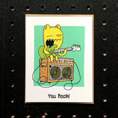 you rock card