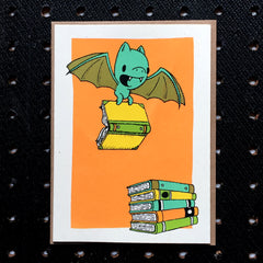 bat bookmark card