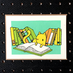 cat bookmark card