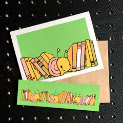 snail bookmark card