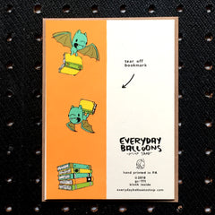 bat bookmark card