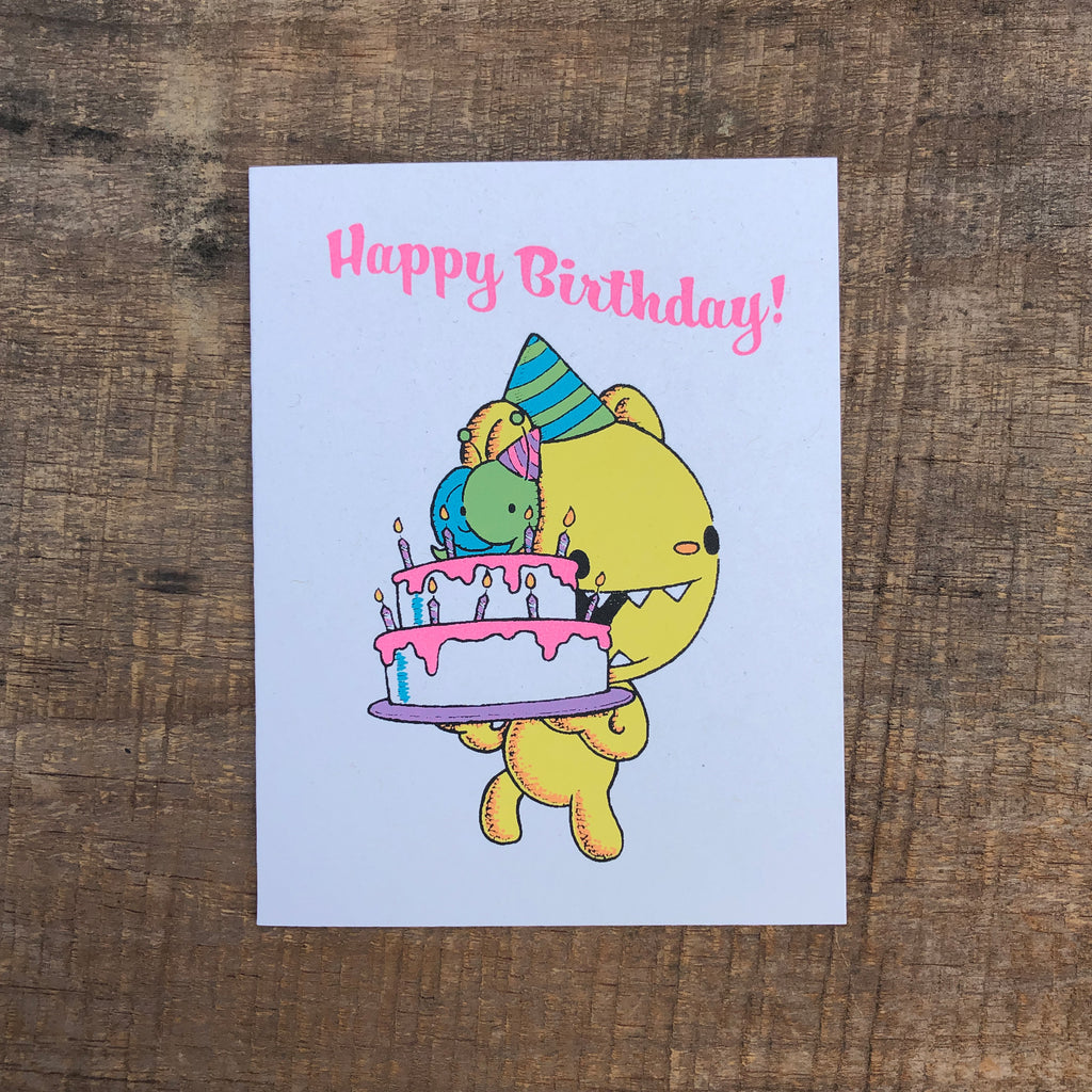 party hats birthday card