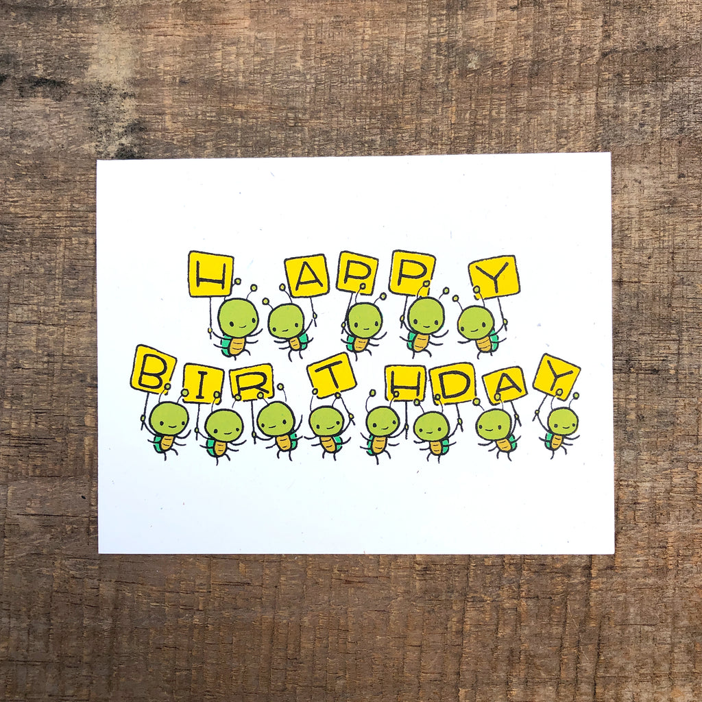 bugs birthday card