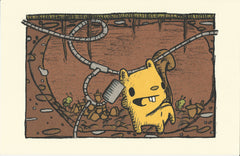 tiny eavesdroppers print series (11x17)