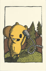 tiny eavesdroppers print series (11x17)
