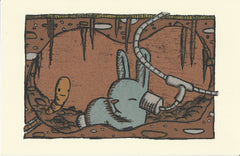 tiny eavesdroppers print series (11x17)