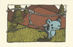 tiny eavesdroppers print series (11x17)