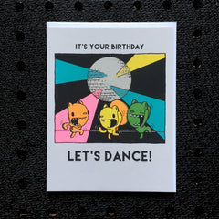 let's dance birthday greeting card