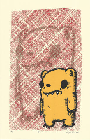 bear dude print (11x17)