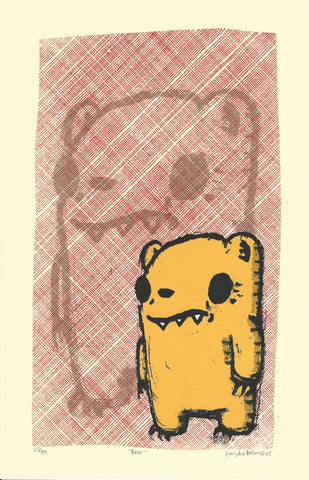bear dude print (11x17)