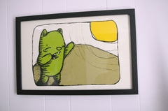 beachside bears - sun salutations (11x17)