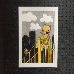 bridge buddies screen print (2nd edition) (11x17)