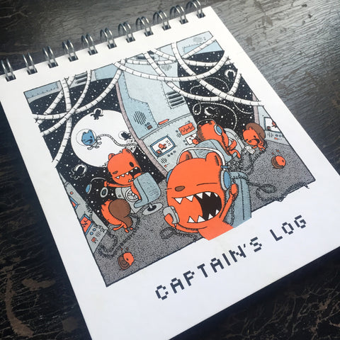 captain's log sketchbook