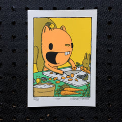 chop screen print (5x7)