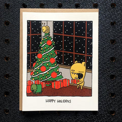 christmas tree holiday card
