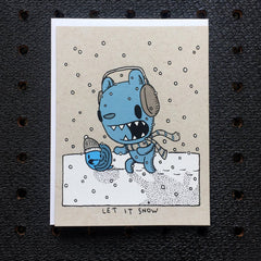 let it snow holiday card