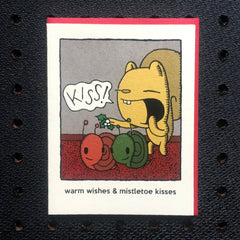 mistletoe holiday card