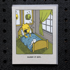 sleep it off card