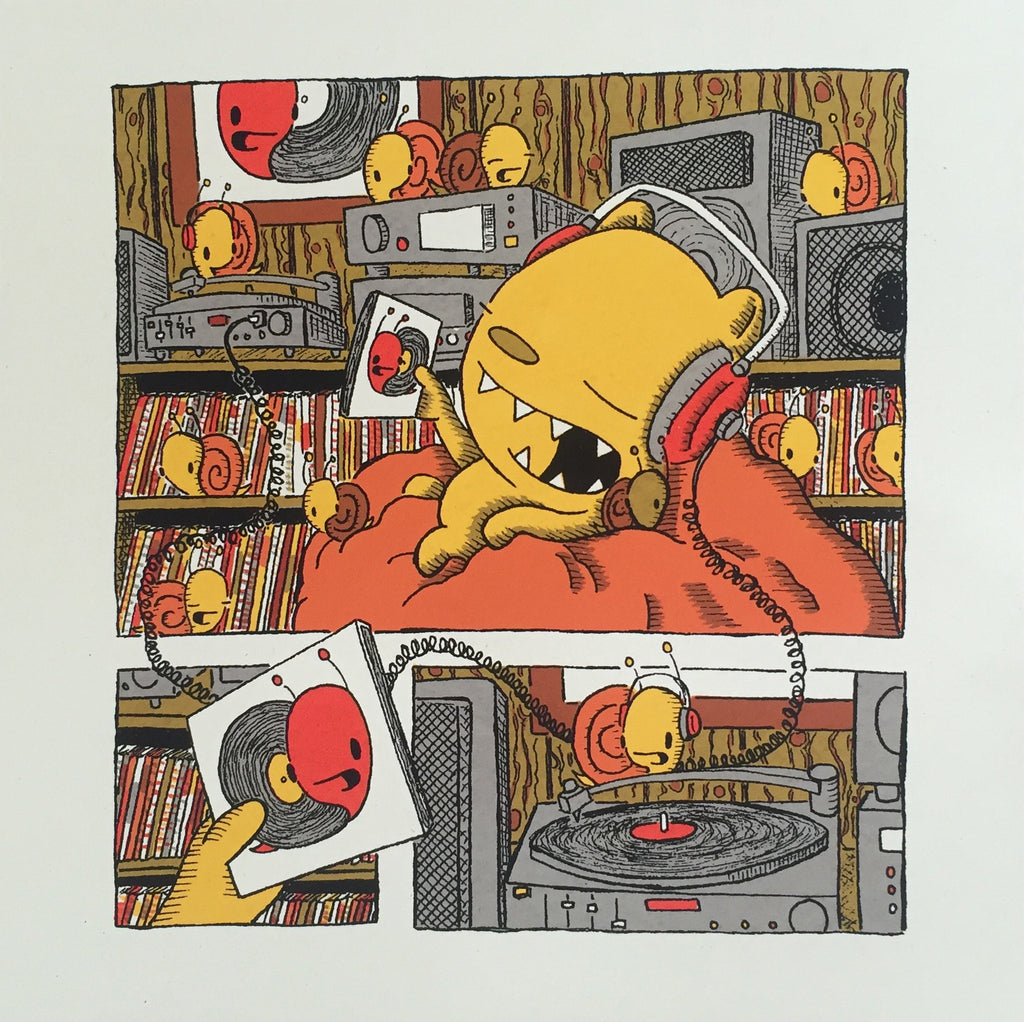 the record collector print (12x12)